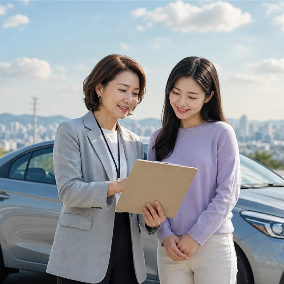 강사와 연습 목표 정리 · 방문도로연수 학습 안내용 AI 예시
